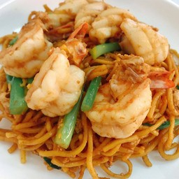 ผัดซีอิ๊วทะเลหมี่เหลือง (ธรรมดา)