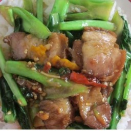 ผัดคะน้า (กับข้าว)