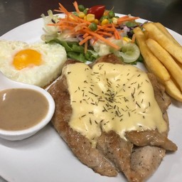 ไก่+ชีส+ไข่ดาว