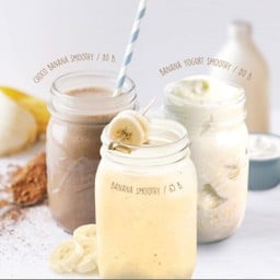 สมูตตี้กล้วยใส่นม หอม ละมุน