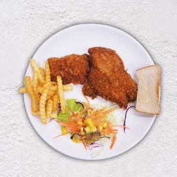 สเต็กไก่ทอด