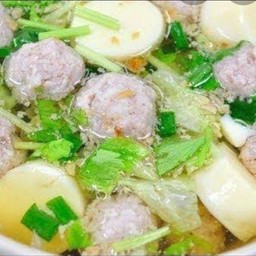 ต้มจืดเต้าหู้หมูสับ (กับข้าว)