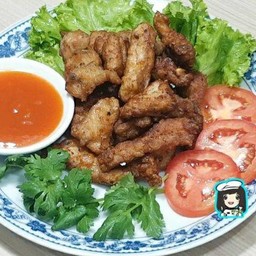 หมูทอดกระเทียม