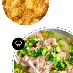 SET เล้งต้มแซ่บ S + ข้าวไข่เจียวหมูสับ