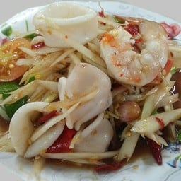 ตำทะเล (ใส่ปลาร้า)