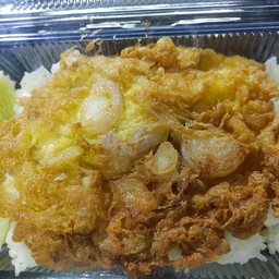 ข้าว+ไข่เจียวใส่หอมแดง