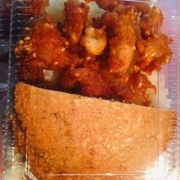 ข้าวเหนียวหมูยอ รวมไก่ชิ้นเล็ก