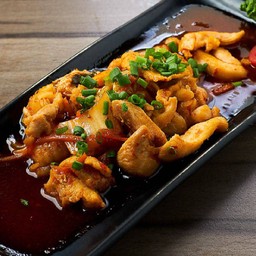 L1023.ไก่ผัดกิมจิ