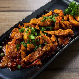 L1021.เนื้อผัดกิมจิ