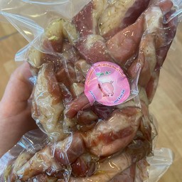 หมูแดดเดียว ซีลสูญญากาศ (ลูกค้าทอดเอง)