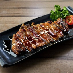 L1054.หมูเทริย่างเตาถ่าน