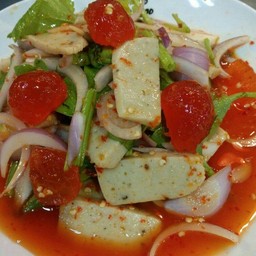 เกาเหลาหมูยอไข่แดงเค็ม