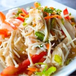 ยำเห็ดเข็มทอง