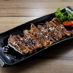 L1053.เนื้อเทริยากิย่างเตาถ่าน