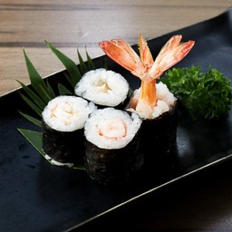 L1134.ข้าวห่อสาหร่ายไส้กุ้ง