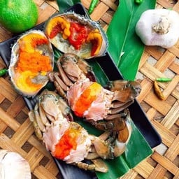 ปูไข่ดอง อาหารทะเลแปรรูป