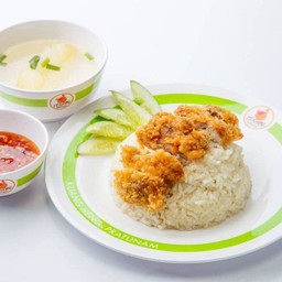 ข้าวมันไก่ทอด