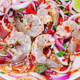 ยำกุ้งสด