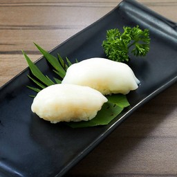 L1090.ข้าวปั้นหน้าหมึกขาว