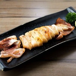 L1057.ปลาหมึกย่างเกลือ