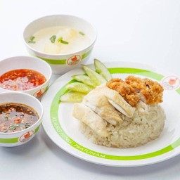 ข้าวมันไก่ผสม