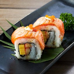 L1115.แซลม่อนย่างโรล