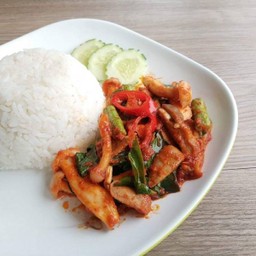 ผัดพริกแกง เห็ด