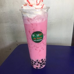 นมเย็น+ไข่มุก+วิปครีม