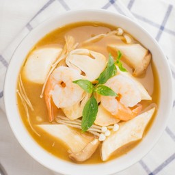 แกงเลียงเห็ดสามอย่าง