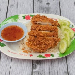 ข้าวมันไก่ทอด