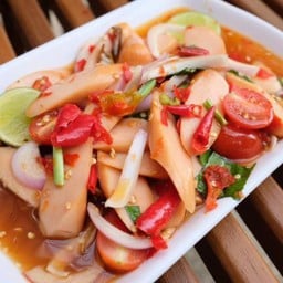 ลด 30% - ยำปลาหมึก + ยำไส้กรอก + ตำหมูยอ