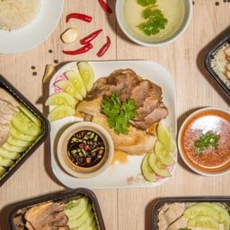 ข้าวมันไก่ต้ม ข้าวมันไก่อบ ข้าวมันหมูอบ สูตรคุณพ่อ
