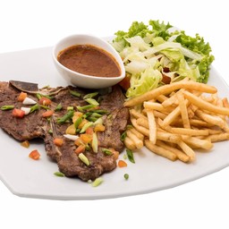สเต๊กพริกไทยดำ ทีโบน