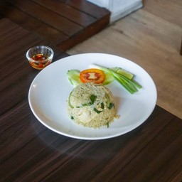 ข้าวผัดแกงเขียวหวาน