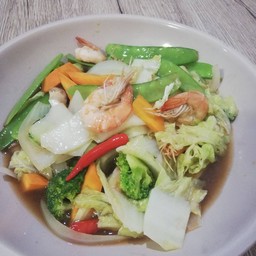 ข้าว  ผัดผักรวม