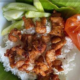 ข้าวหมูทอด