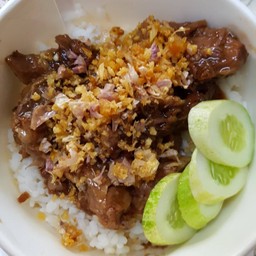 ข้าวตับกระเทียม