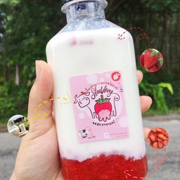 นมสดสตอเบอรี่ - wanmee