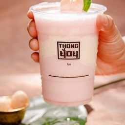 ลิ้นจี่ปั่นใส่โยเกิร์ต