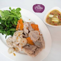 ลูกชิ้นปลากรายลวกจิ้ม