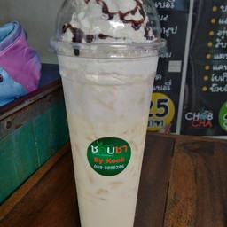 นมกล้วยเกาหลี+วิปปิ้งครีม