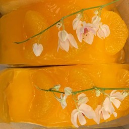 Mandarin roll cake