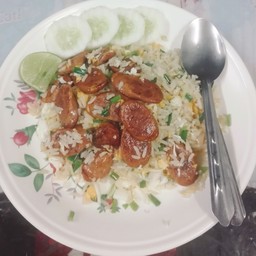 Fried Rice With Chinese Sausage