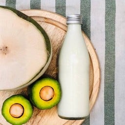 สูตร25มะพร้าวปั่นนมสด