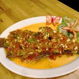 ปลากะพงปรุง 2 อย่าง