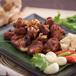 Deep Fried Fermented Pork Ribs