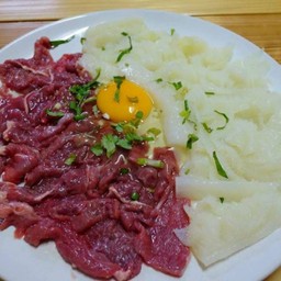 จุ่มเนื้อ+สไบนาง