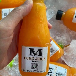 น้ำส้มแท้ M Pure Juice