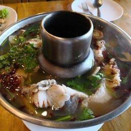 ต้มยำปลากะพง.