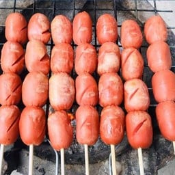 ลูกชิ้นปิ้ง น้องเลโอ สายไหม15 (ย่างเตาถ่าน) 1